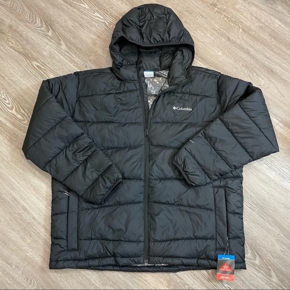 Columbia Other - Columbia Men's Lightweight Fivemile Butte Hooded Jacket Black XX-Large Omniheat